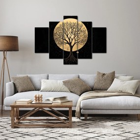 Obraz – Strom v zlatom splne I. (150x105 cm)