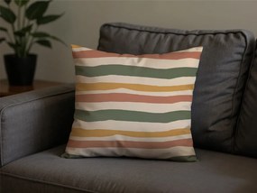 Bavlnená obliečka na vankúš ZENVIA POLY 45x45 cm, farebný