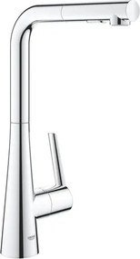Grohe Zedra drezová batéria s vyťahovacou spŕškou, 2 prúdy chróm 32553002 G32553002