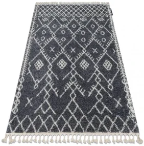 Koberec BERBER TANGER B5940 sivý / biely Fredzle berber marokánsky