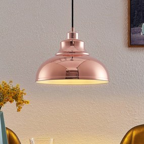 Lindby Emna závesná lampa, 1-plameňová, medená