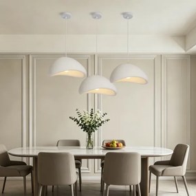 BRILAGI - Závesné svietidlo na lanku WABI SABI 1xE27/60W/230V pr. 40 cm biela