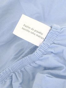 Jersey plachta Classic 220 x 200 cm – svetlo modrá