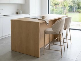 Barová stolička KIOTO, kašmír/svetlo béžová