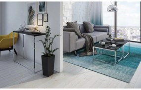 KONFERENČNÝ STOLÍK BELLA ČIERNY LESK + CHRÓM