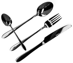 Súprava príborov ABELE čierna 16 ks ALL 951927