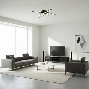 Brilagi - LED stropné svietidlo STRIPES LED/37W/230V čierne