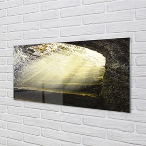 Sklenený obraz Schody 140x70 cm