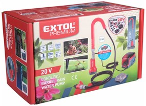 EXTOL PREMIUM Ponorné čerpadlo do suda aku Share20V 1800 l/h bez aku a nabíjačky 8891930
