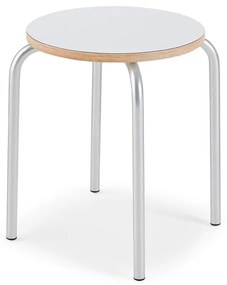Stolička AIDA I, V 440 mm, strieborná, šedá
