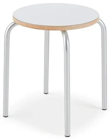 Stolička AIDA I, V 440 mm, strieborná, šedá