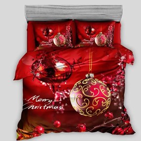 Obliečky MIRELA RED BALLS 7-dielna sada 140x200 cm