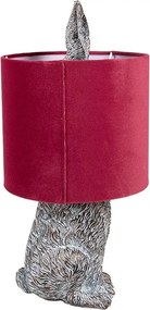 Brown & Red Easter RABBIT nočná lampa