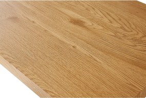 Jedálenský stôl Pedal 140 cm - dub / čierna