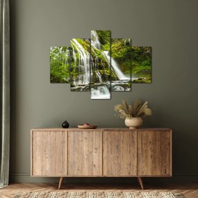 Obraz - Vodopád, Wind River Valley (150x105 cm)