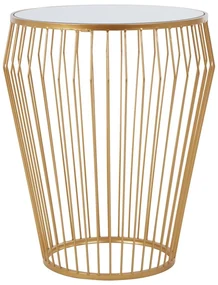 Okrúhly odkladací stolík so sklenenou doskou ø 45 cm Avantis – Premier Housewares