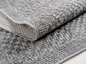 Ayyildiz, Kusový koberec Ibiza 1902 grey - na von aj na doma, 120x170, šedá, chodba / predsieň