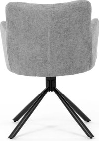 Jedálenská stolička sivá DCH-T1122 GREY2