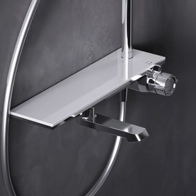 Sprchový Systém AM.PM Flash F079H700 s poličkovou batériou, chróm