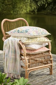 Ib Laursen Bavlněný přehoz Multicoloured mix Green 130 × 160 cm