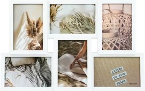 Fotorámik pre 4 ks foto Becca 44,5x28 cm, biely%