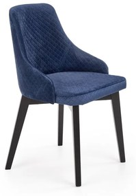 TOLEDO 3 chair, color: quilted velvet Karo 4 - MONOLITH 77