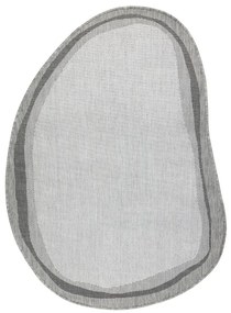 Koberec ORGANIC 2123 / krémový / sivý / naturálny