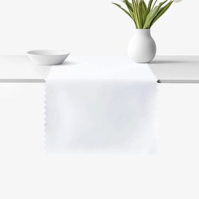 Goldea behúň na stôl teflónový - biely 50x160 cm