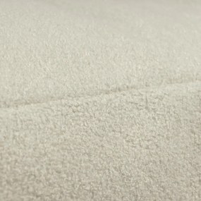 Krémový sedací vak z textílie buklé Sofa Tube 190 – SLOWDOWN