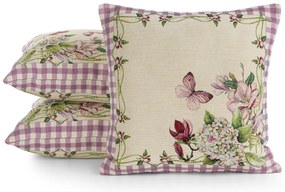 GOBELÍNOVÁ DEKORAČNÁ OBLIEČKA NA VANKÚŠ FIO 45X45 CM VZOROVANÁ