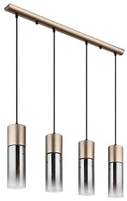 Globo 21000-4HCA - Závesný luster na lane ANNIKA 4xE27/25W/230V