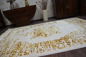 Kusový koberec MANYAS Fegy krémovo-zlatý