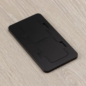 Solight 5B323B - Vonkajšia vstavaná podlahová dvojzásuvka IP55 čierna obdĺžnikový