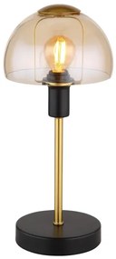 Globo 21914A - Stolná lampa KOKKINI 1xE14/25W/230V čierna/zlatá