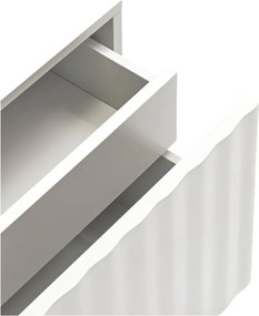 Biely matný nočný stolík Sierra – Teulat