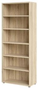 Modulárna knižnica v dekore duba v prírodnej farbe 89x222 cm Prima – Tvilum