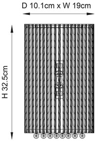 Endon 81978 - Krištáľové nástenné svietidlo GALINA 2xG9/25W/230V lesklý chróm