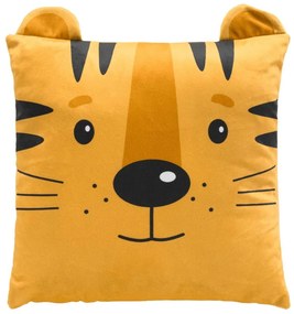 Zamatový detský vankúšik 40x40 cm Tigry – douceur d'intérieur