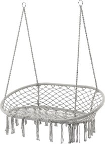 GARDEN LINE Dvojité závesné kreslo – sivé HAM5177