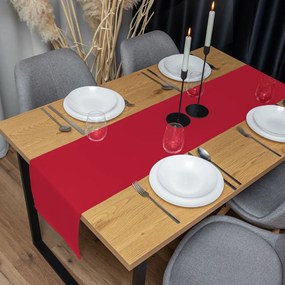 Biante Dekoračný behúň na stôl Rongo RG-060 Červený 20x120 cm