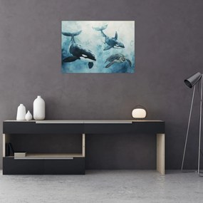 Obraz - Podmorská maľba (70x50 cm)