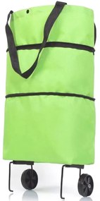 APT AG392 Nákupná taška na kolieskach 48x27cm zelená