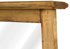 furniture-nabytek.cz - Masívne kúpeľňové zrkadlo Rangún z recyklovanej borovice, lakované, hnedé – 70×12×77 cm