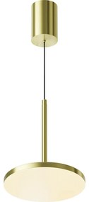 Maytoni P076PL-L12W3K-BS - LED Luster na lanku PLATO LED/12W/230V 3000K zlatá
