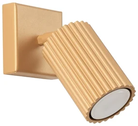 Nástenné svietidlo v zlatej farbe Gleam – Nice Lamps