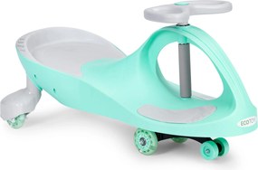 ECOTOYS gravitačné odrážadlo pre deti 3+ LED kolesá zelené