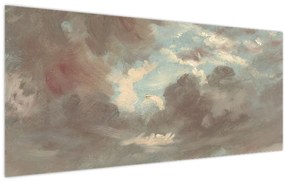 Obraz - John Constable, Cloud Study Stormy Sunset, reprodukcia (120x50 cm)