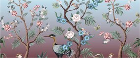 Obraz - Vtáčí park (120x50 cm)