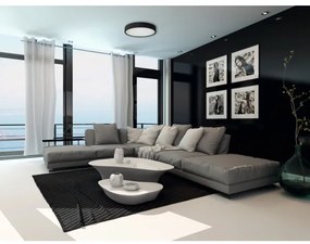 Kanlux 23121 - Stropné svietidlo JASMIN 2xE27/20W/230V ø 37,5 cm wenge