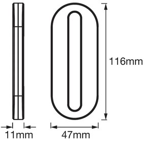 Ledvance - LED Orientačné svietidlo so senzorom MOBILE LED/0,5W/3,7V CRI 90